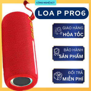 ( CAO CẤP ) Loa Bluetooth P Pro 6 Nhỏ Gọn Công Suất 10W và Kháng Nước Tốt Bass Hay Âm Thanh Siêu Đỉnh