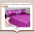 TRỌN BỘ CHĂN GA GỐI PHI LỤA ĐỦ MÀU LAN BEDDING HÀNG LOẠI 1 MÁT, MỀM MẠI. 