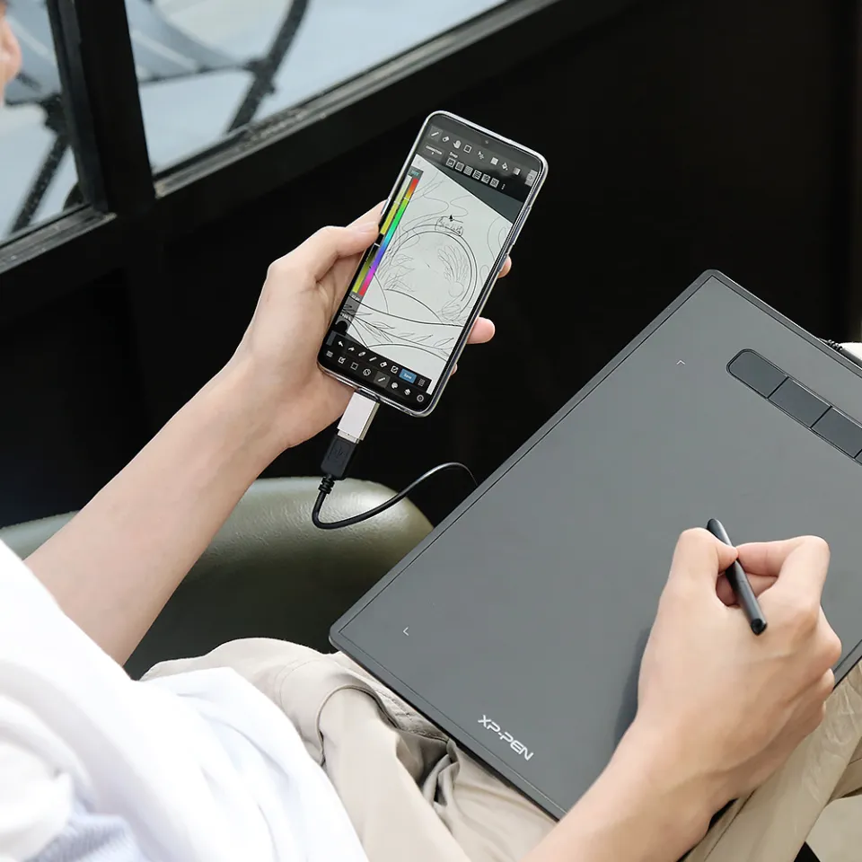 XP-PEN StarG960S 9x6 inch Digital Graphics Drawing Tablet Drawing Pen  Tablet with 60Degrees Tilt Function and support Android device Shortcut  Keys