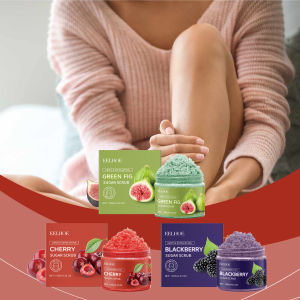EELHOE Blackberry Sugar Scrub Body Scrub Exfoliating Body Scrub Gentle exfoliating dead skin hydrating and moisturizing body cleansing scrub