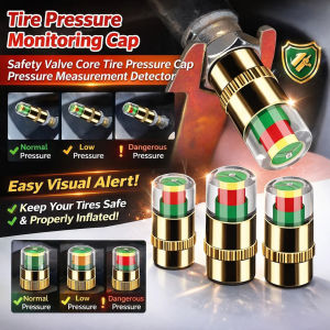 Anti-Theft Tire Pressure Cap Car Tire Valve Cap Sensitive Detection Monitor Vehicle Tire Accessories