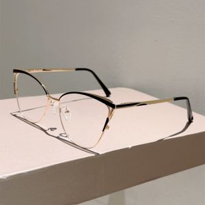 SIQIN Transparent Anti-blue Light Glasses Retro Lightweight Square Frame Myopia Glasses Trendy Eye Protective Large Frame Eyewear Women/Men