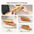 Simplus Sandwich Maker Breakfast Maker Bread Toaster Maker Household Panini Maker Burger Maker. 