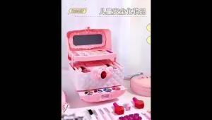 Bộ Đồ Chơi Mỹ Phẩm Trẻ Em Hộp Trang Điểm Công Chúa Bé Gái Có Thể Giặt Không Độc Hại Quà Tặng Sinh Nhật Bé Gái Giá Trị Cao