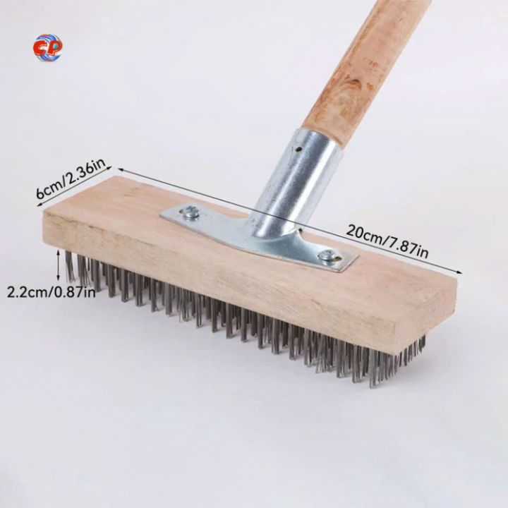 Chổi sắt cầm tay không rỉ chà rửa vệ sinh rong rêu ố vàng nền sân vườn ...