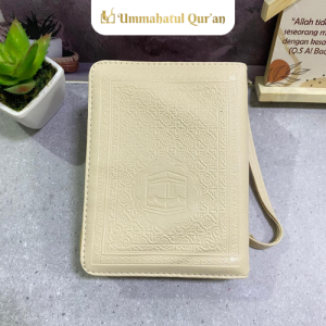 Quran Waqaf Ukuran A6 Full Emboss Kaleb Resleting Tali Ukuran A6 Terjemahan Alquran Mini Travelling Size