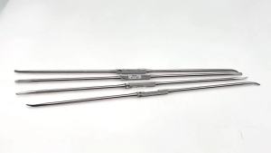 ที่แยกกระดูกสันหลังแบบสองหัว KITA-UBE ที่แยกกระดูกสันหลัง ที่ยกกระดูก ตะขอเส้นประสาท เครื่องมือฟอร์มาโนสโคปสองช่อง