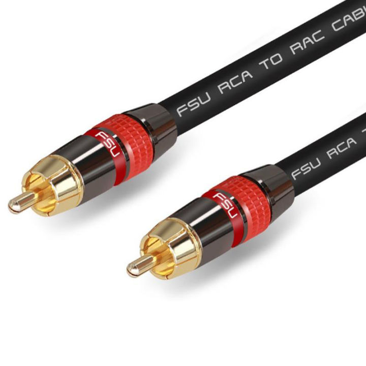 Fsu Digital Audio Rca Cable Premium Stereo Rca To Rca Coaxial Spdif Cable Male Speaker Hifi 4298