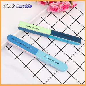[Clark Carrida] 1Pcs creative printing nail file sanding sand six-sided polishing file nail tool