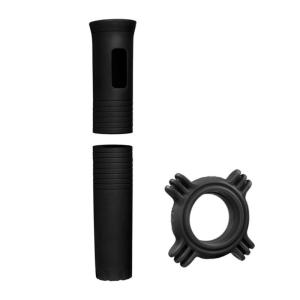 Soft Silicone Microphones Handle Sleeve with AntiSlip Grip for Concerts Meetings and Home Karaoke