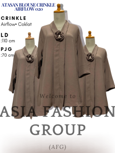 ATASAN WANITA BLOUSE CRINKLE AIRFLOW 020
