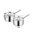 Nồi Inox có tay cầm cao. 
