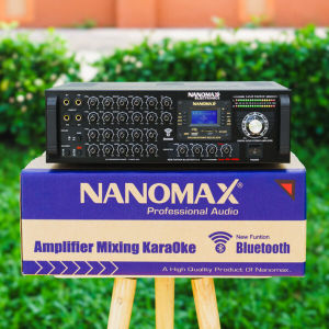 Amply karaoke gia đình Nanomax PRO-1209A 20 sò có bluetooth usb SD.