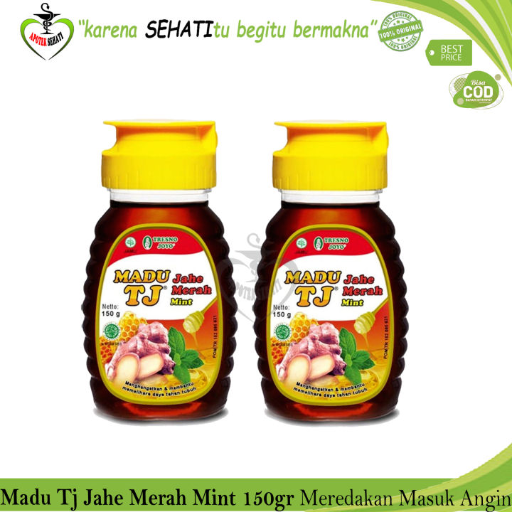 Madu TJ Jahe Merah Mint 150 gram Tresnojoyo