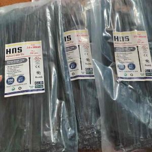 Túi 250 sợi dây rút nhựa đen dây thít đen 30cm (3.6x300mm)