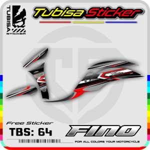 Sticker Striping Variasi Yamaha Fino 125 - Stiker Striping Fino 125. TBS.64