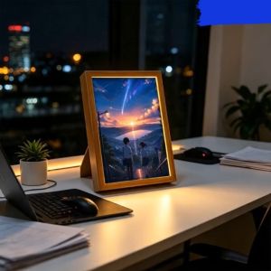 Your Name l Kimi No Nawa Anime WDMZ6 LED Lighting Photo Frame Boleh Pilih Hiasan Meja Hadiah Anime 你的名字 灯光画