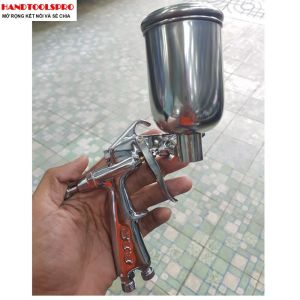 Súng phun sơn hơi 0.5mm (bình trên) HS-05-2 FIS