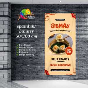 Cetak Spanduk Banner Siomay