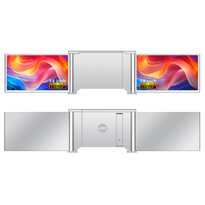 【SG】14 Inch Dual Screen Portable Monitor Laptop Extender Screen Speculation Multi-Screen Folding Detachable Double Screen