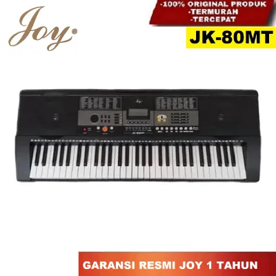 Joy JK-80MT Organ Keyboard Warna Hitam dengan Garansi Resmi 1 Tahun
