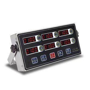SUNDRIFT 4/6/8 Channels Commercial Kitchen Timer LED Digital Screen US/EU Plug Fried Chicken Timer Professional Rectangular Cooking Reminder Restaurant
