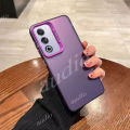 Oppo A5 Pro 5G 4G หรูหรา IMD เคสโทรศัพท์เงินสีสันสดใสสำหรับ Oppo A3 A5 Pro A3Pro A5Pro 5G 2025 โลหะ Frosted เปลือกแข็งฝาครอบป้องกันสำหรับ OppoA3 OppoA5 Pro OppoA3Pro OppoA5Pro 5G เคสป้องกันการตก. 