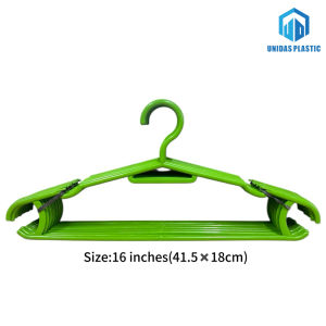 Lowest Price 16inches Adult  Hangers Black And White And ColorPlastic Hangers.Size(41cmX18cm)Supplier