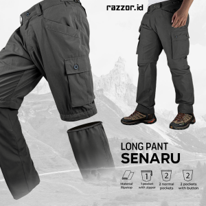 Celana Gunung Hiking Hikemore Senaru Quickdry Model Sambung