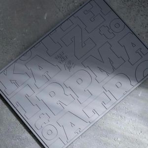 Customized Silicone Rubber Bar Table Mat Outdoor Camping NBHD Tarp to Tarp Kaze to Mori Class A