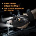PARIGO LED Flashlight Gloves, Stocking Stuffers for Men Gift for Dad Husband Grandpa, Cool Gadget Christmas Birthday Gifts for Men s Him Boyfriend Guy Car Repairing Fishing Camping Reading Light. 