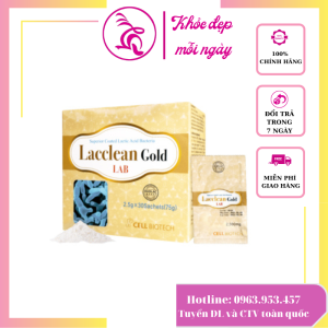 Men vi sinh Lacclean Gold Lab Cell Biotech hỗ trợ đường ruột (30 gói)