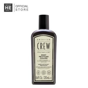American Crew Boost Pre-Styling Cleanser 250ml | Volumizing Shampoo for Men | Fuller-Looking Hair | Lightweight Formula