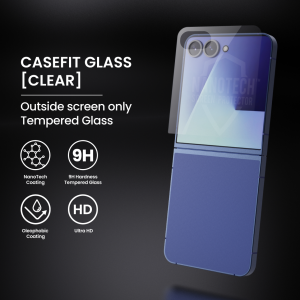 NANOTECH Samsung Z Flip 7 / 7 FE / 6 / 5 Hydrogel Film Front Outer Tempered Glass Screen Protector