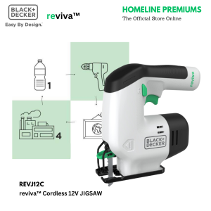 BLACK+DECKER reviva™ REVJ12C 12V JIGSAW