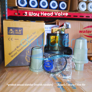 3 Way Valve Head / Kepala Tabung 3 Way - Filter Air - Filter Air drwatersolo