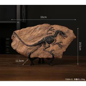 Fish tank Decoration decorative Fish tank Decoration decorative Simulated Dinosaur Fossil Model Resin Accessories Art