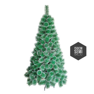 [UKURAN BESAR] POHON NATAL PORTABLE / PVC CHRISTMAS TREE / POHON CEMARA SALJU WHITE NEEDLE PINE TERMURAH READY STOCK