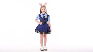 Bộ váy liền thân hóa trang nghề nghiệp cho bé gái kèm mũ / Phụ kiện tóc tai thỏ   Sân khấu Halloween cos Trang phục biểu diễn