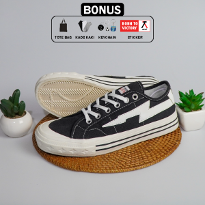 SEPATU SNEAKERS PRIA WANITA HITAM PUTIH COWO KEREN BUAT GAYA SEPATU WANITA TERBARU SEPATU SNEAKER WANITA CANVAS AUTHENTIK OTENTIK SLOP SEPATU SEKOLAH SEPATU KEREN  SEPATU KULIAH SEPATU PRIA KEREN LAKI LAKI CEWEK DEWASA BRAND LOKAL AKNA RAJALELAKI
