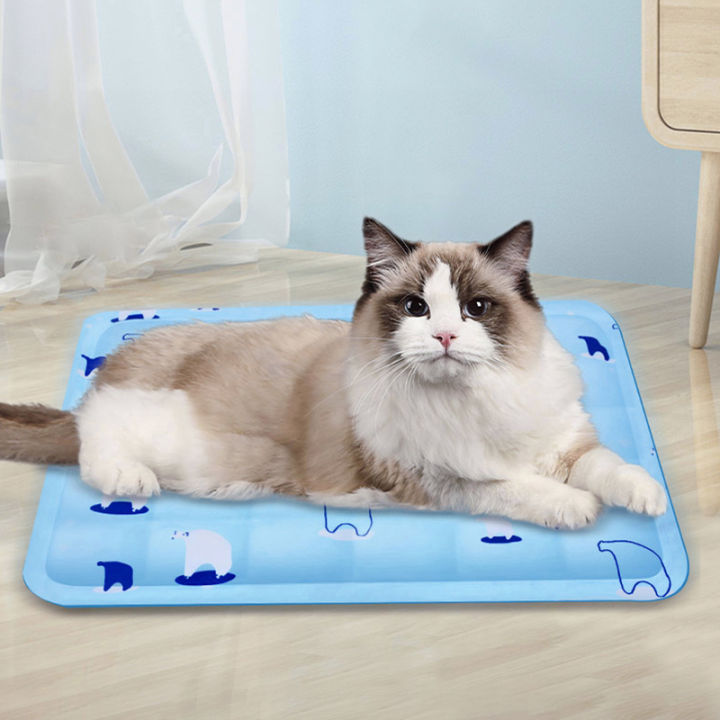 Ready Stock Dog Cat Pet Cooling Pad Mat Ice Gel Waterproof Dog