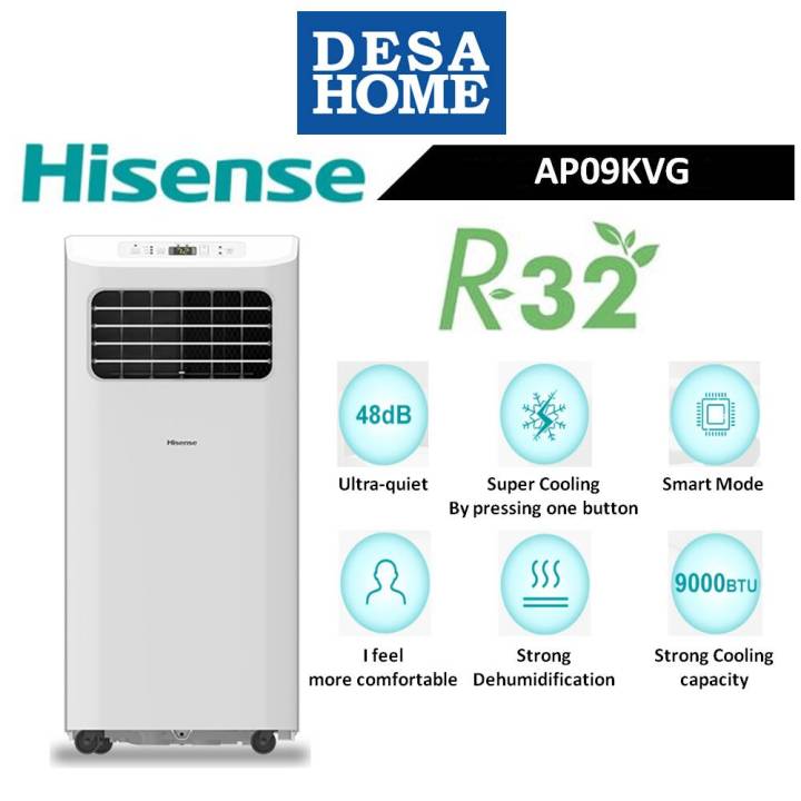 Hisense Ap09kvg 10hp R32 Non Inverter Portable Air Conditioner Lazada 5957