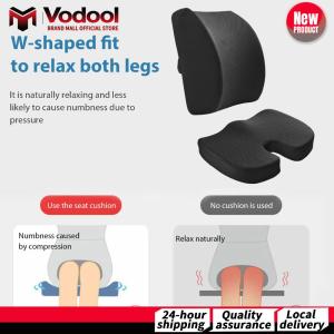 Memory Foam Breathable Ergonomic Chair Cushion Back Support Pillow Ergonomic Desk Chair Cushion for Office Car Desk