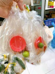 10b/sâu bánh tráng phơi sương chấm