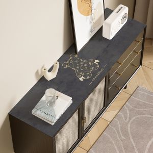 TV Ark Eat Edge Cloth Mat Shoe Waterproof And Oil Disposable Pad Mesa Table Leather Cover