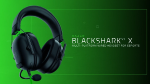 Razer BlackShark V2 X Gaming Headset Lightweight Design Memory Foam Earcups 7.1 Surround Sound Cardioid Microphone with USB Connectivity For PC and Mobile Gaming