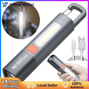 Rechargeable LED Camping Torch Lightweight and Compact Flashlight for Hiking and Climbing Perfect for Nighttime Outdoor Activities