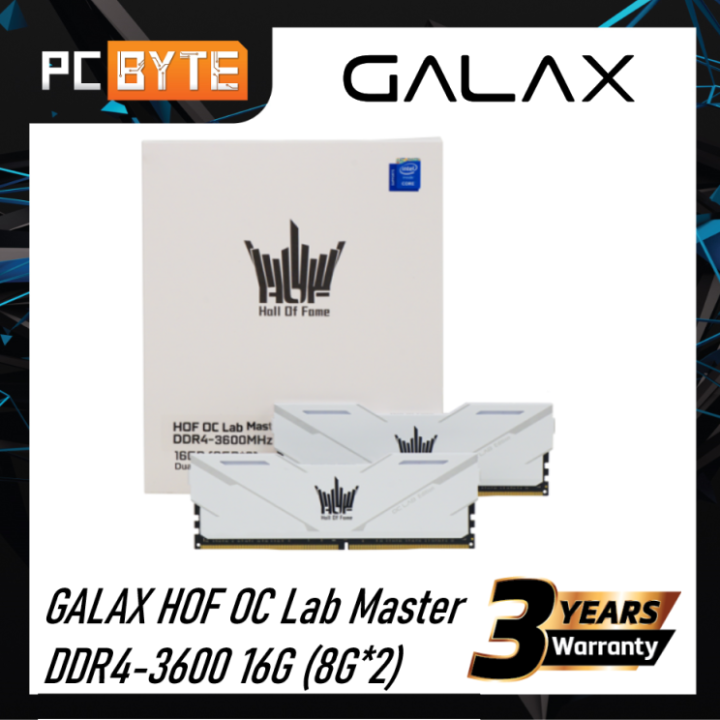 GALAX HOF OC Lab Master DDR4-3600 16G (8G*2) | Lazada