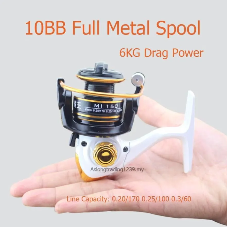 Full Metal Spool Mini Reel 500 series Spinning reels Palm Size