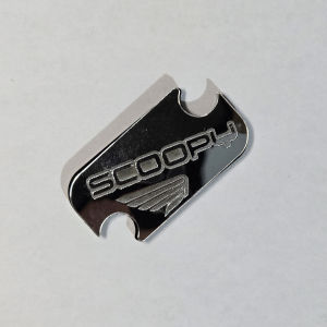 Emblem akrilik Scoopy  Sticker tutup minyak Rem SCOOPY Acrylic